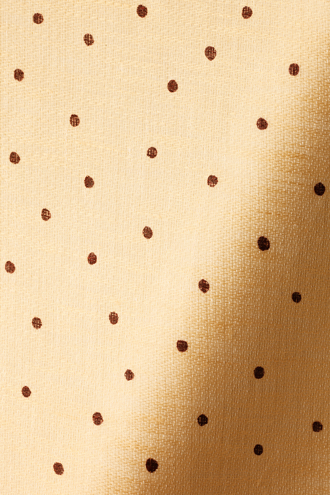 Sheer Linen in Burgundy Spot on Honey