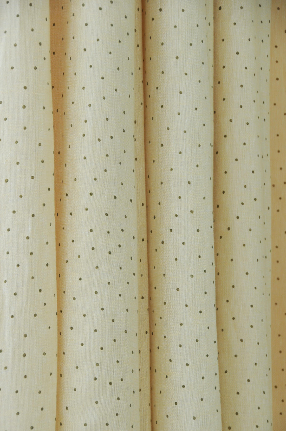 Sheer Linen in Olive Spot on Honey