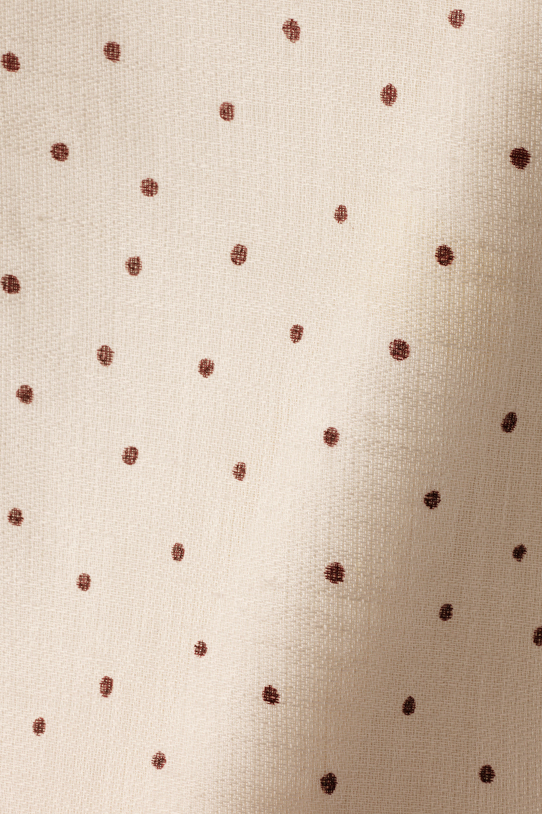 Sheer Linen in Burgundy Spot on Chalk