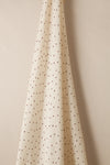 Sheer Linen in Burgundy Spot on Chalk