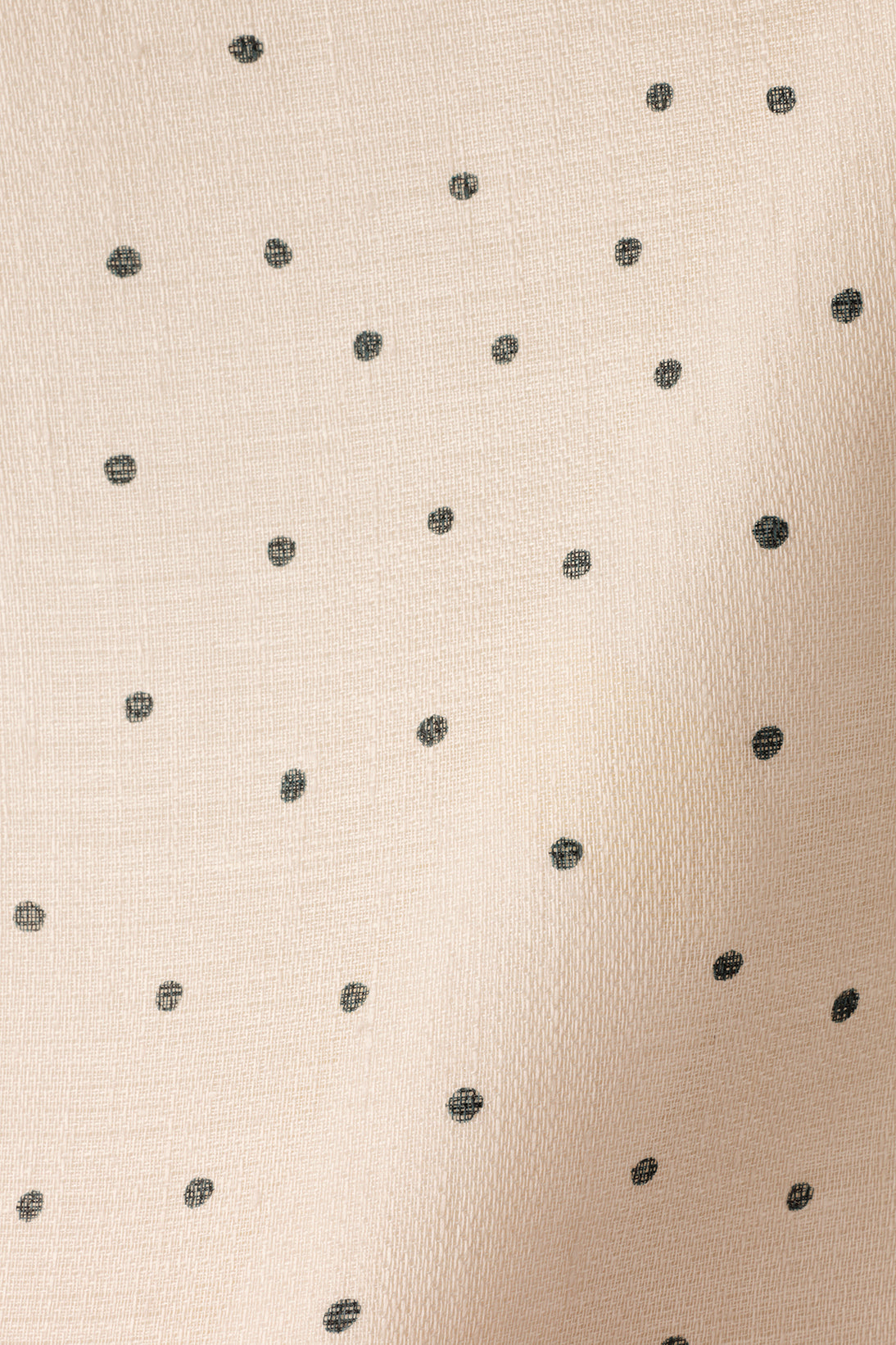 Sheer Linen in Teal Spot on Chalk