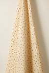 Mid Weight Linen in Olive Spot on Milk