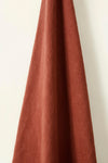 Heavy Weight Linen in Firebrick