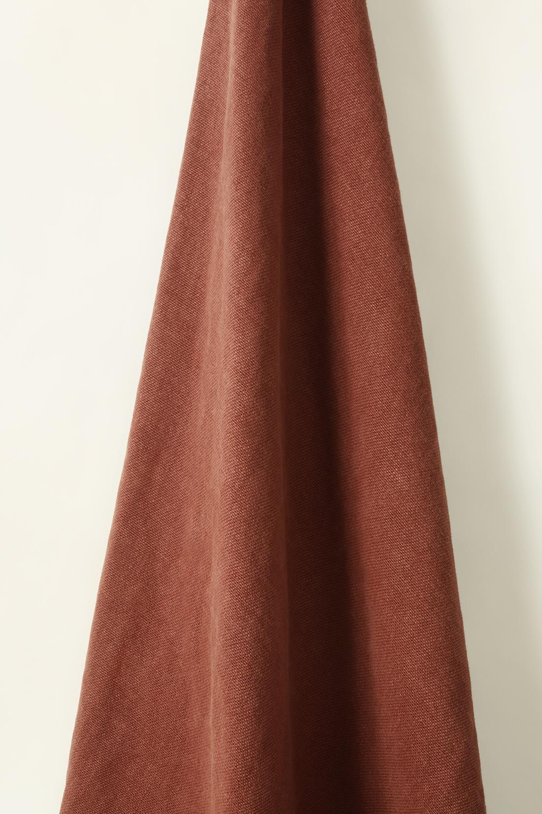 Heavy Weight Linen in Firebrick