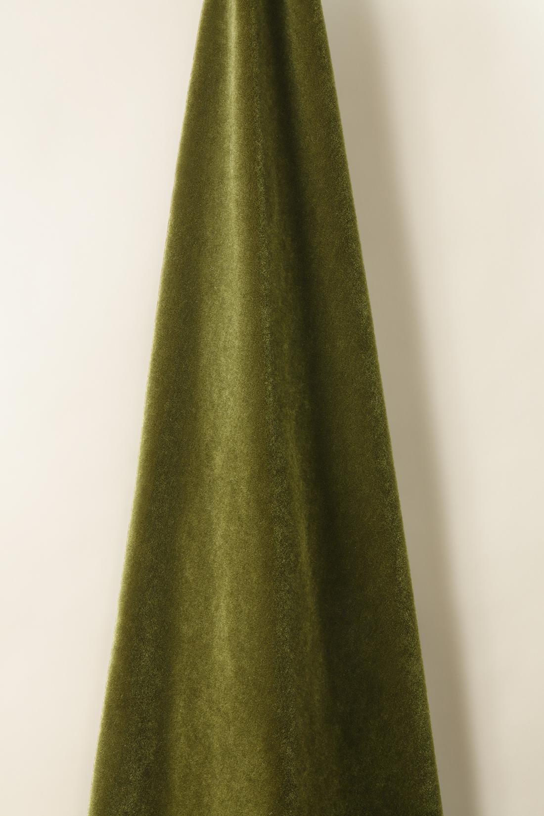 Mohair Velvet in Linden