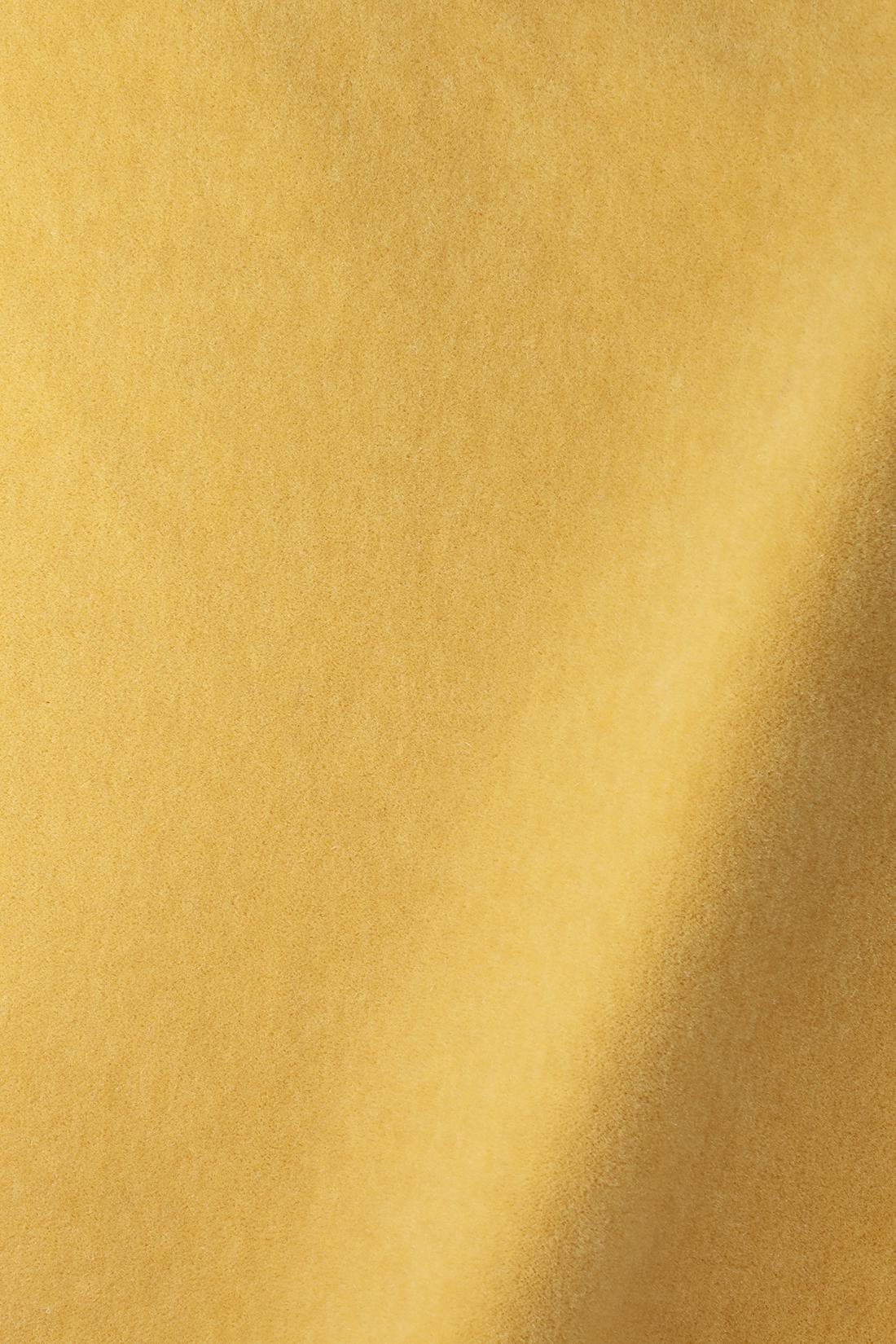 Mohair Velvet in Eggyolk