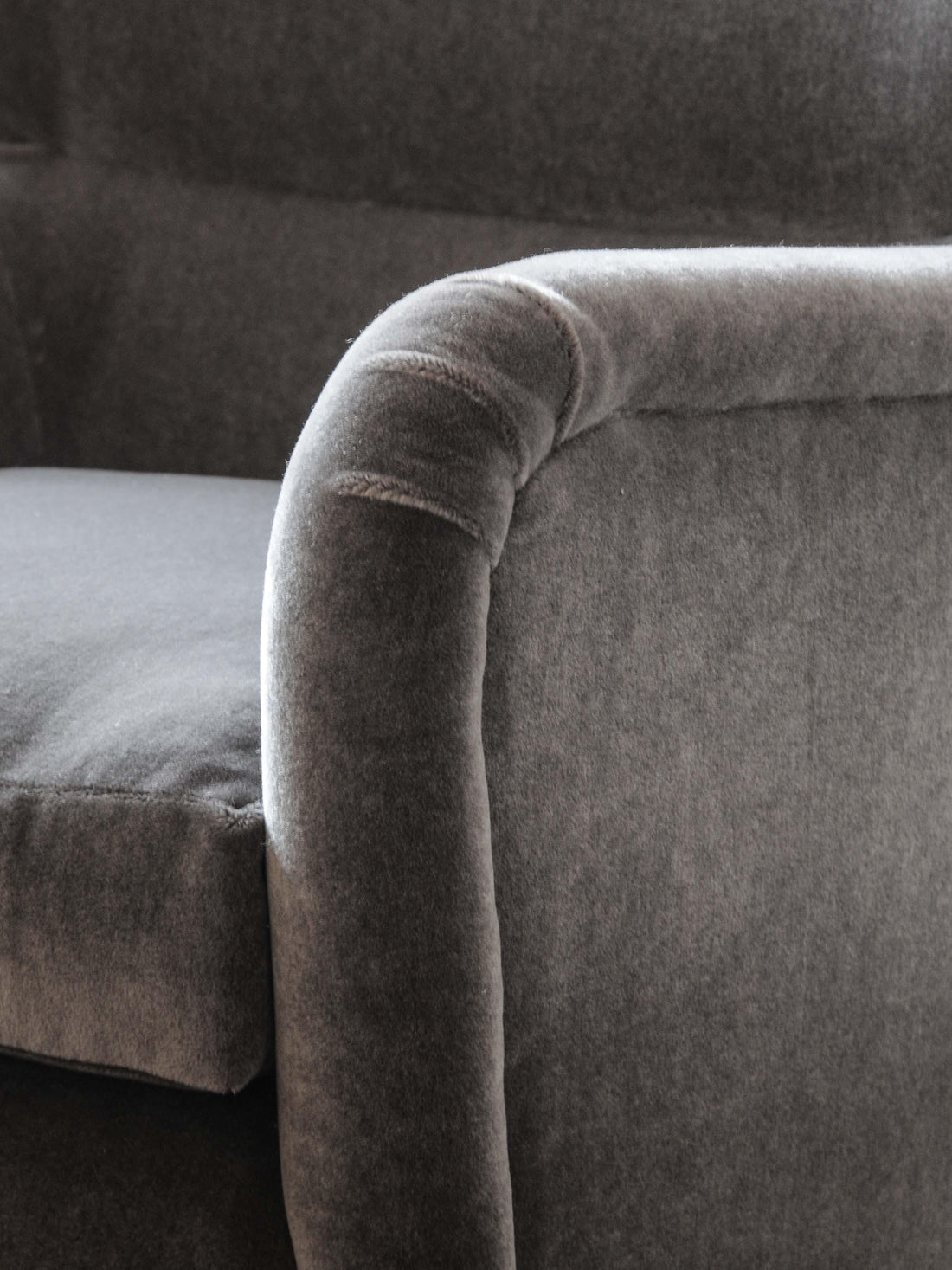 Mohair Velvet in Koala