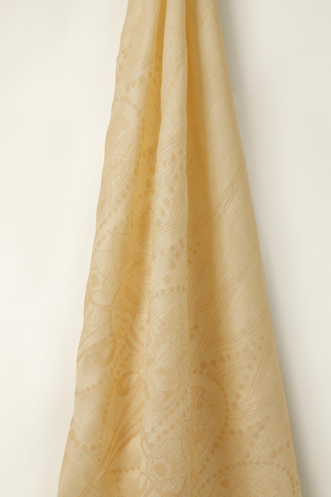 Sheer Linen in Pink Zelda on Honey