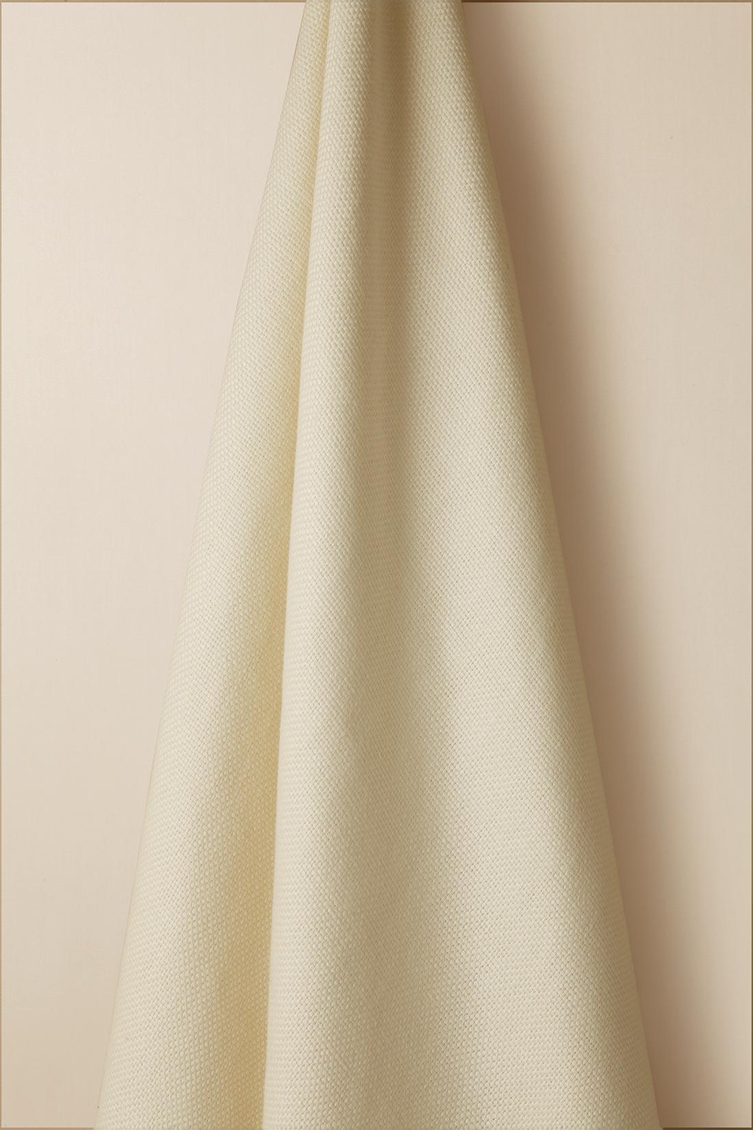 Heavy Weight Linen in Icing
