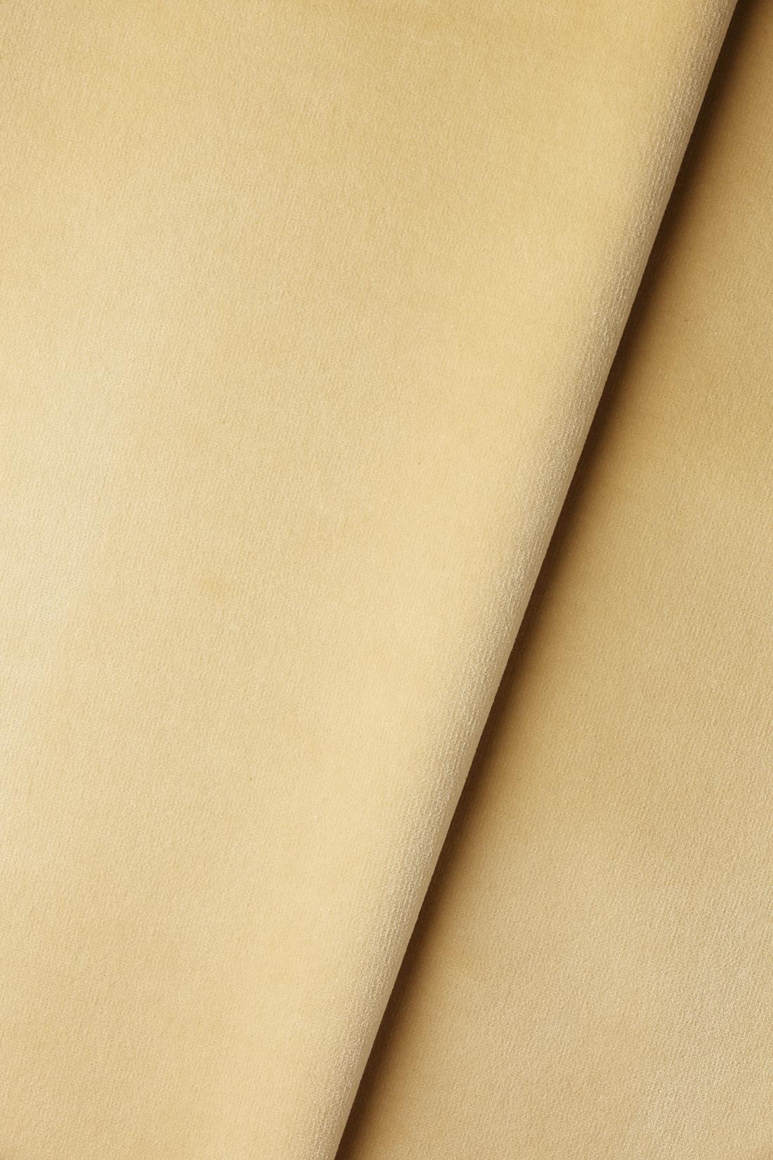 Heavy Weight Cotton Velvet in Barley Sugar