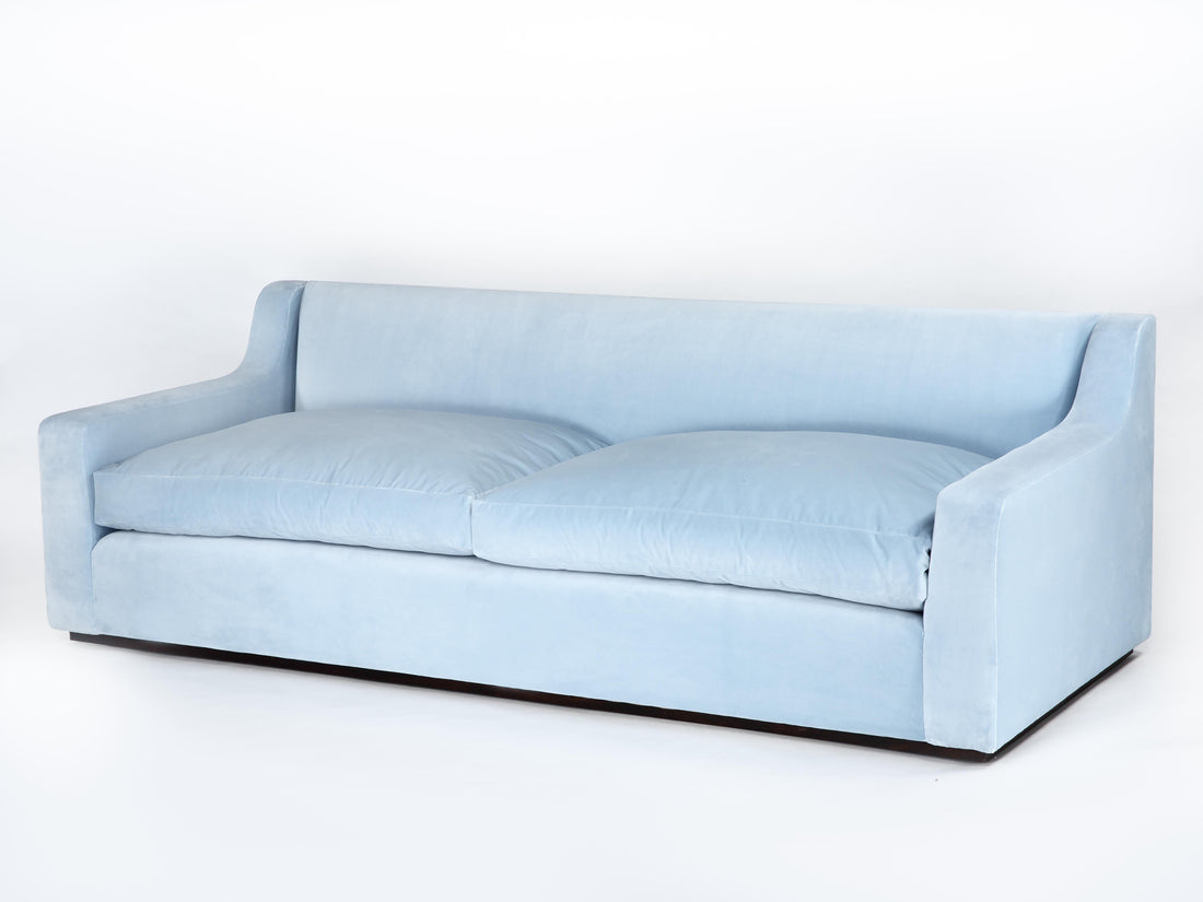 Heavy Weight Cotton Velvet in Sky