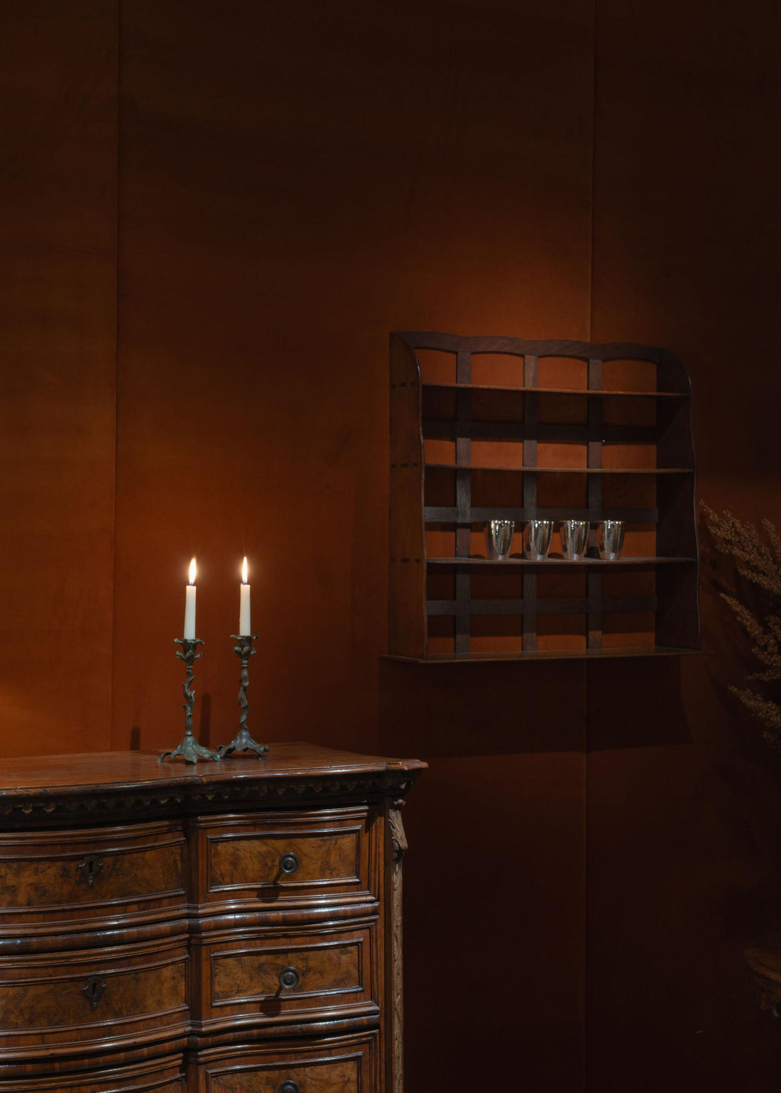 Heavy Weight Cotton Velvet in Burnt Sienna