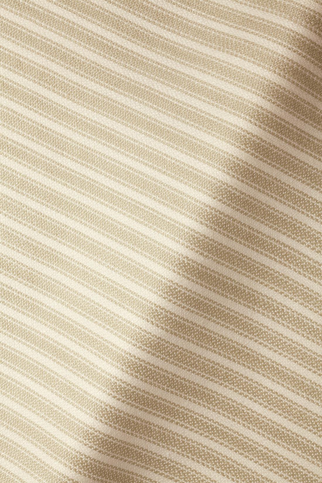 Heavy Weight Linen Ticking in Cookies and Cream