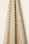 Heavy Weight Linen Ticking in Cookies and Cream