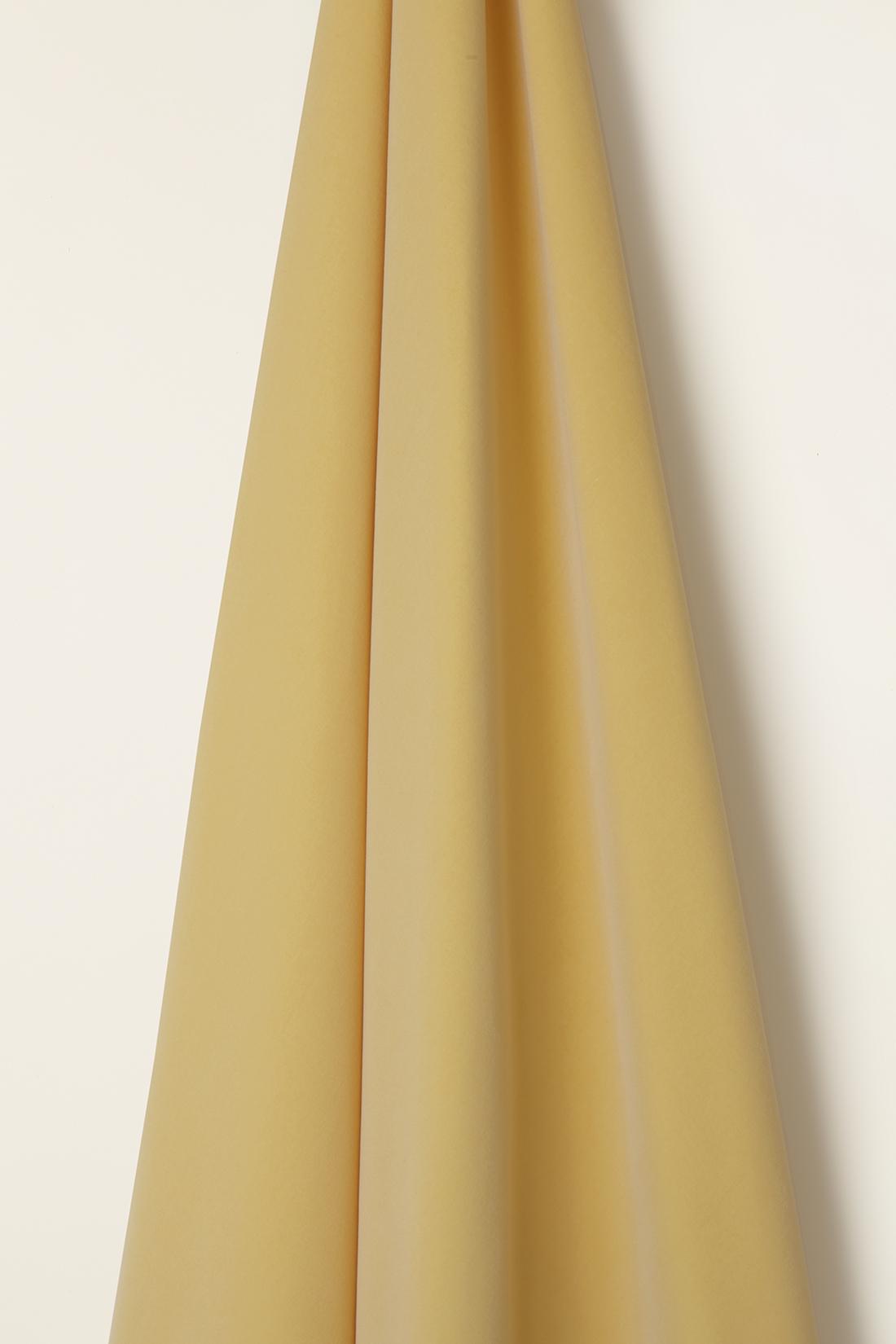 Cotton Velvet in Custard