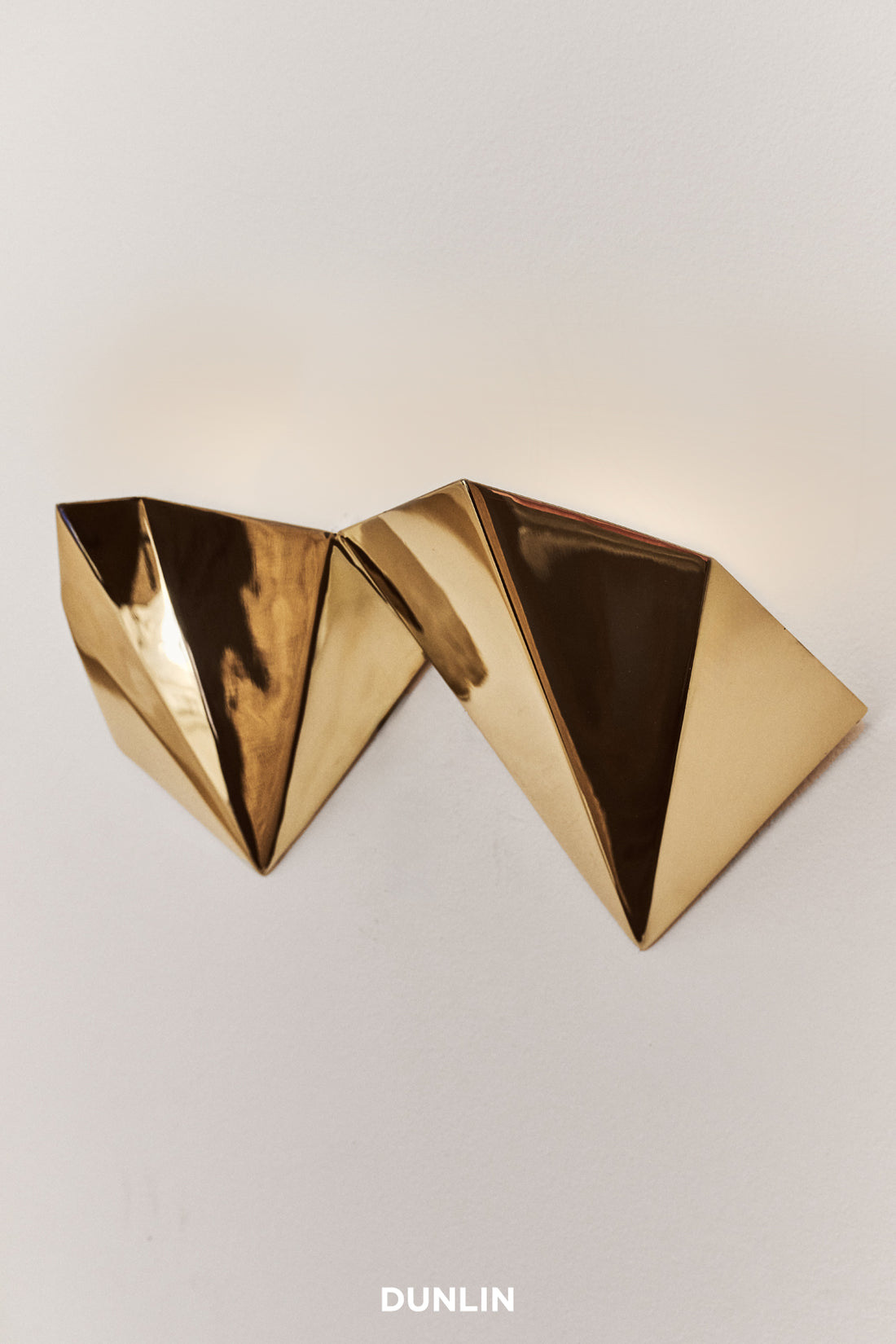 Bijou Wall Light, Polished Brass by DUNLIN