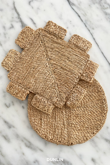 Block Jute Placemats and Trivets by J'Jute