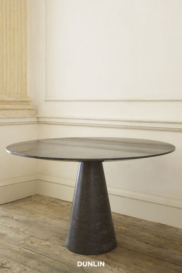 Center Table in Belgian Blue Marble by Rose Uniacke