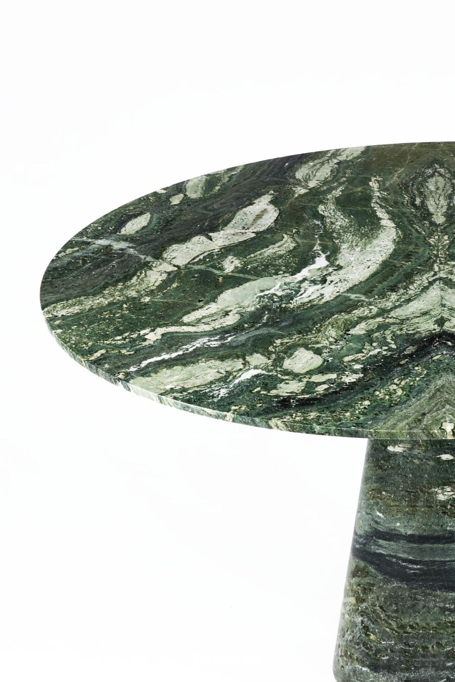 Center Table in Swedish Green Marble by Rose Uniacke