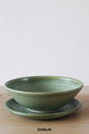 Small Plate in Moss by Rose Uniacke