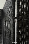 Three Panel Rattan Screen, by DUNLIN