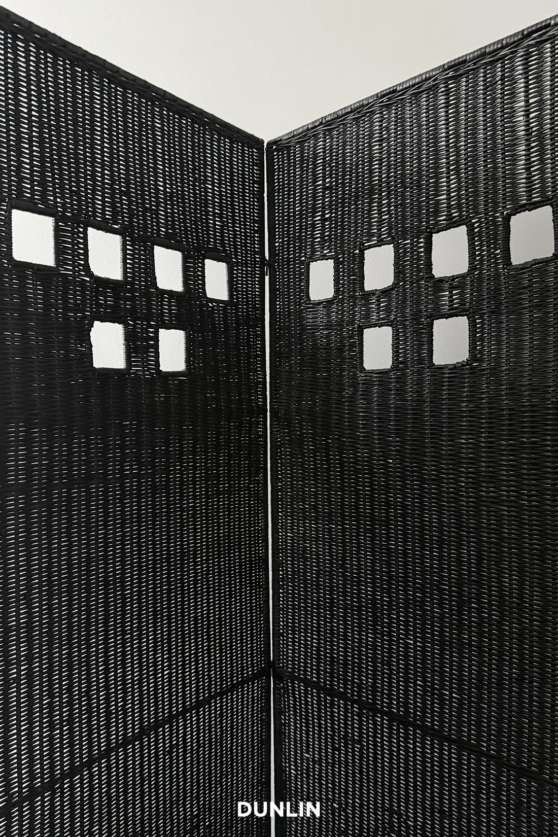 Three Panel Rattan Screen, by DUNLIN
