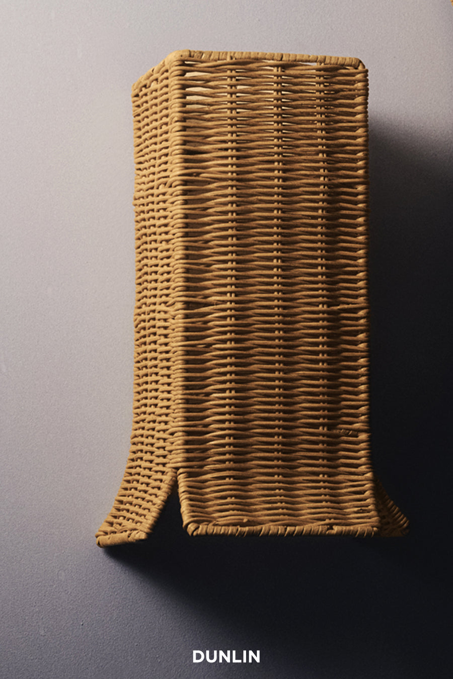 DUNLIN Filippo Rattan Sconce