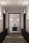 Flo A Alabaster Wall Light by Atelier Alain Ellouz
