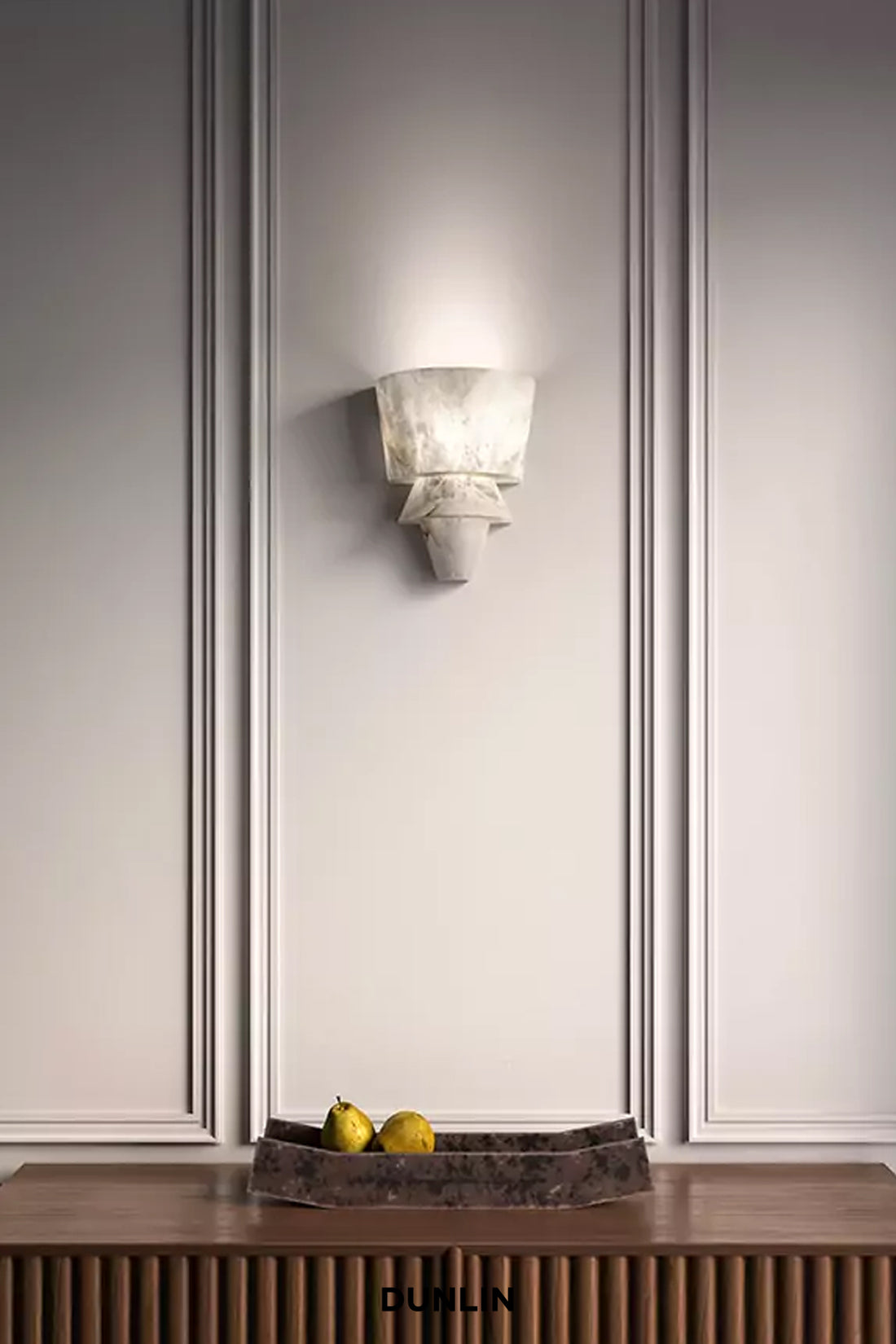 Flo A Alabaster Wall Light by Atelier Alain Ellouz