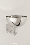 HK19 Wall Light, Nickel Plated Brass