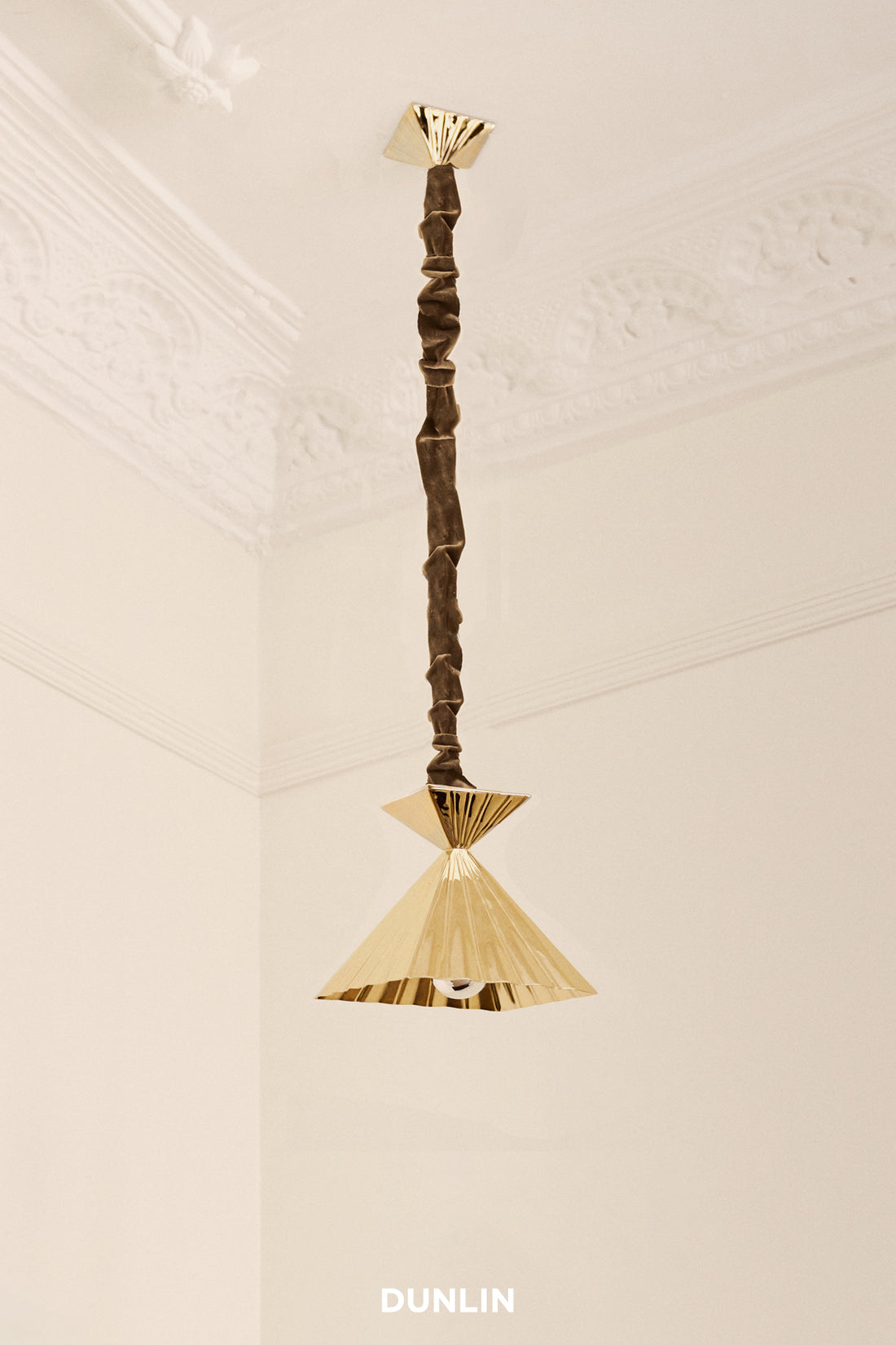 HK14 Pendant Light, Polished Brass