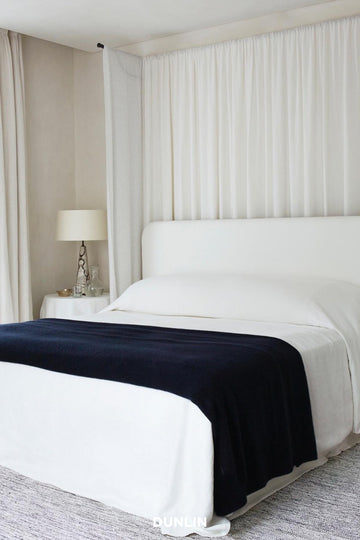 Large Cashmere Navy