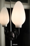 Loop Light opal Almond Glass Small Side by Dunlin detail