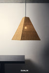 DUNLIN Massimo Rattan Pendant Light Large