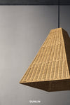 DUNLIN Massimo Rattan Pendant Light Large