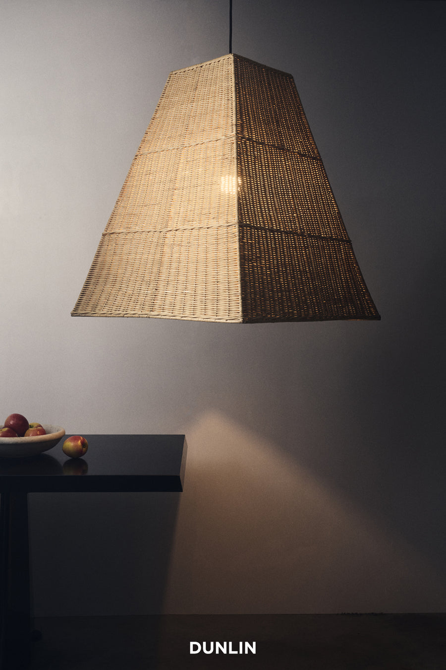 DUNLIN Massimo Rattan Pendant Light XL