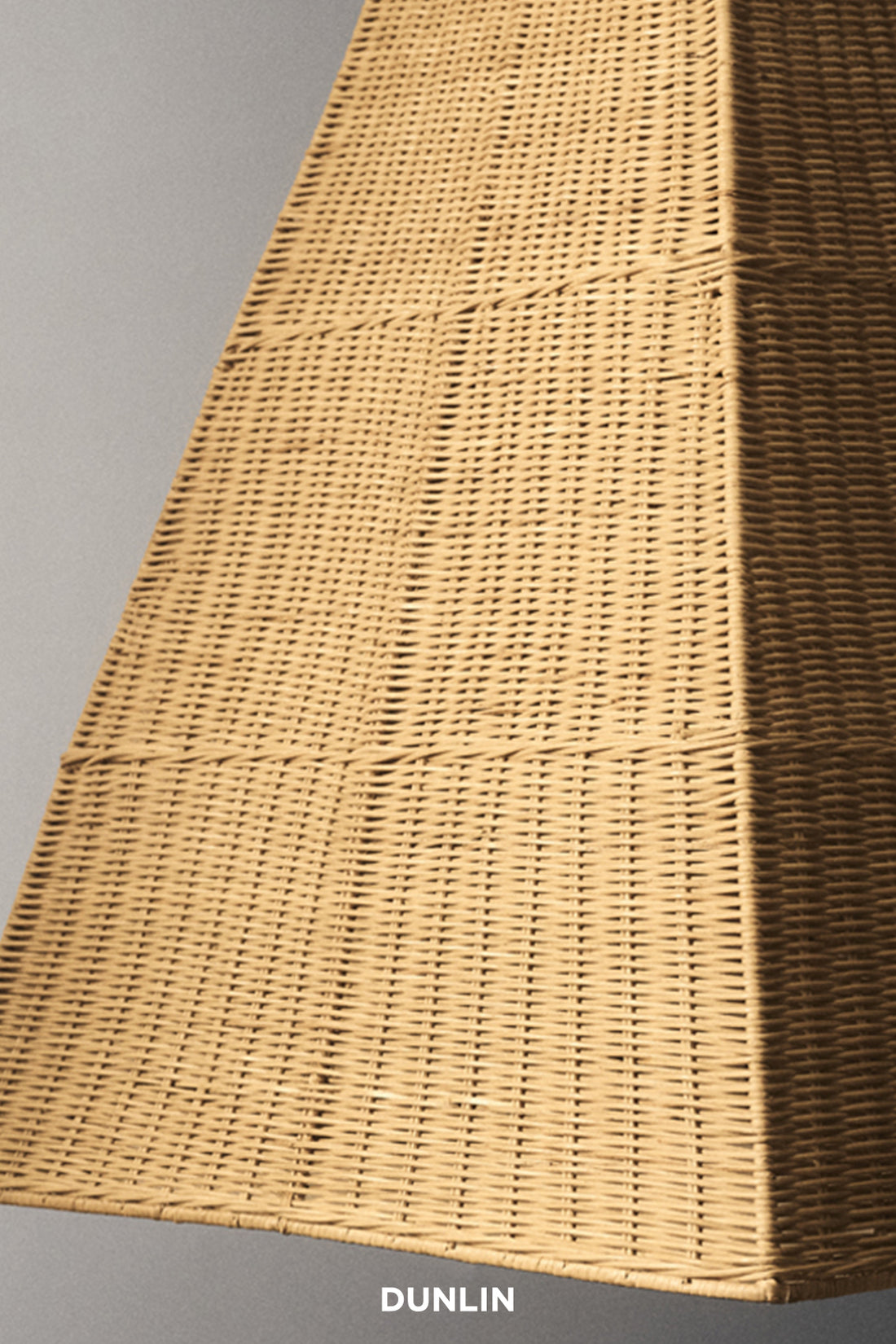 DUNLIN Massimo Rattan Pendant Light XL detail