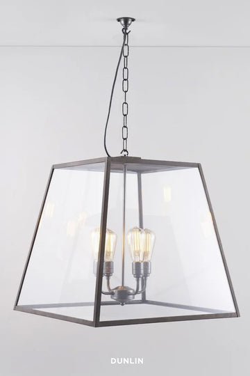 Mercer St. Extra Large Triangular Pendant, Outdoor