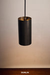 DUNLIN Mott St Pendant Light, Blackened Brass