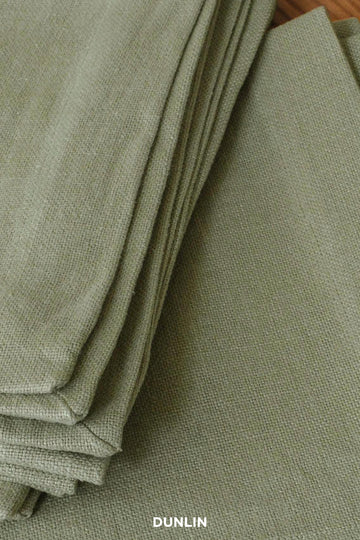 Linen Napkins in Pistachio (Set of 6) by Rose Uniacke