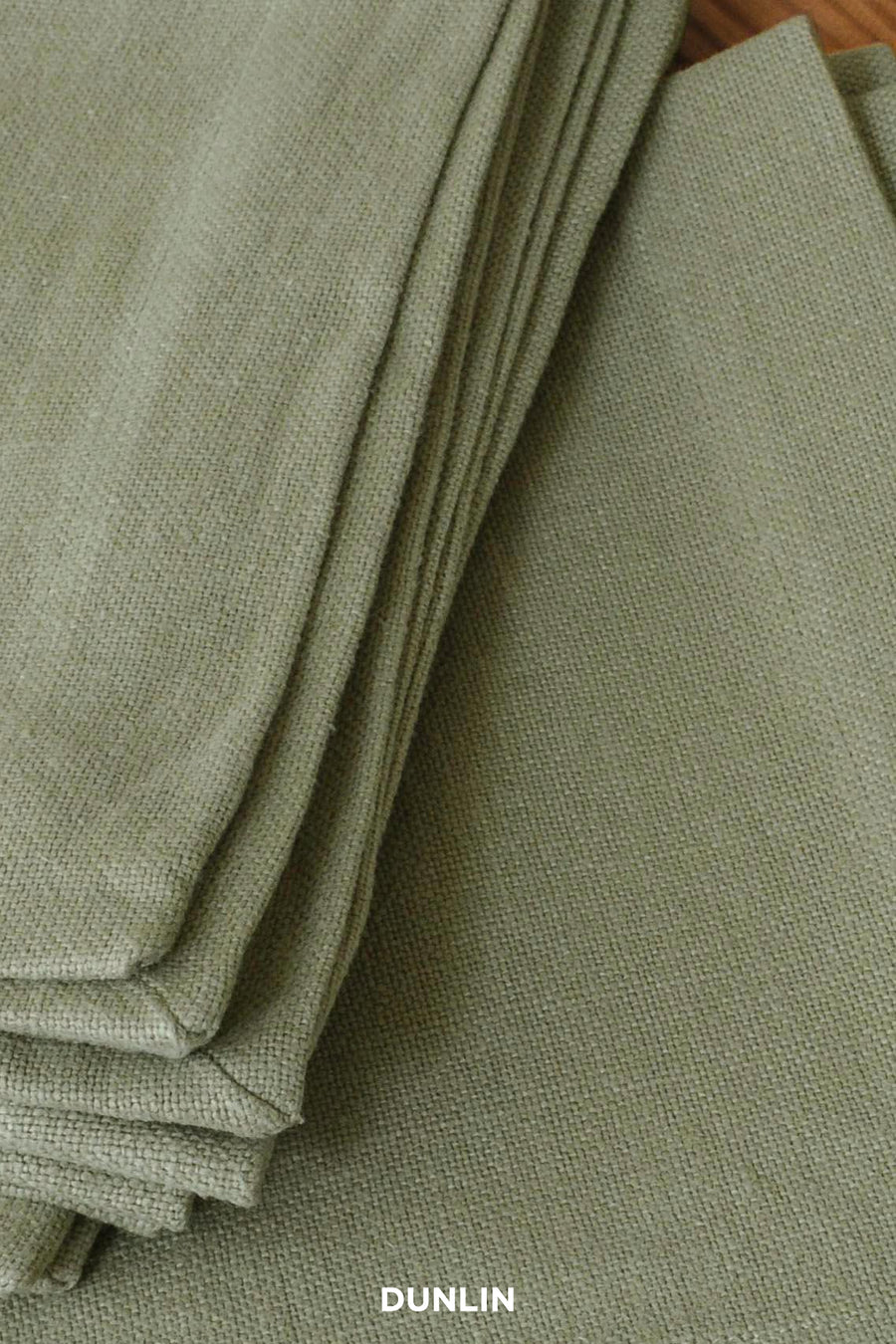 Linen Napkins in Pistachio (Set of 6) by Rose Uniacke