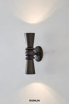 DUNLIN Germaine Wall Light Weathered Brass