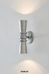 DUNLIN Germaine Wall Light, Sandblasted Aluminium