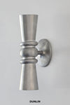 DUNLIN Germaine Wall Light, Sandblasted Aluminium