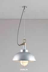 Shipyard Outdoor Pendant Galvanised Steel