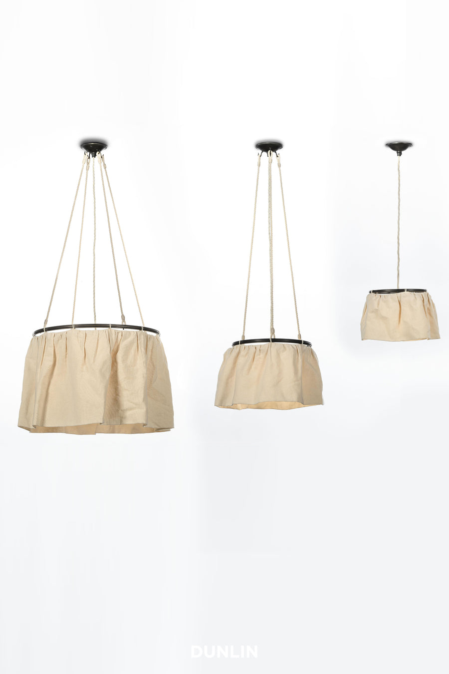 Skirt Pendant Light, Small medium and large by Rose Uniacke