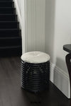 Spun Rattan Stool, by DUNLIN