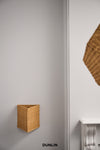 Triangle Rattan Wall Light by DUNLIN