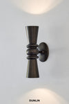 DUNLIN Germaine Wall Light Weathered Brass