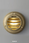 Baltic Brass LED Outdoor Step Light, Weathered Brass